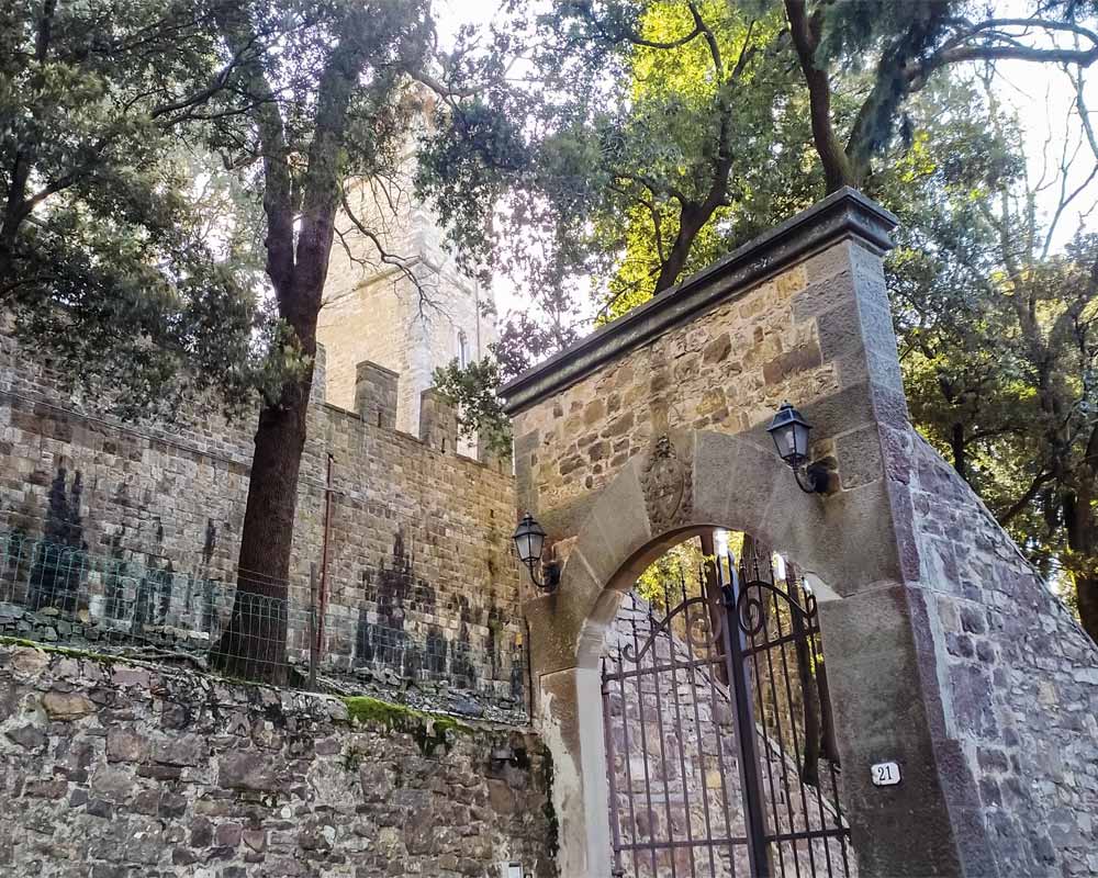 entrata del castello di vincigliata