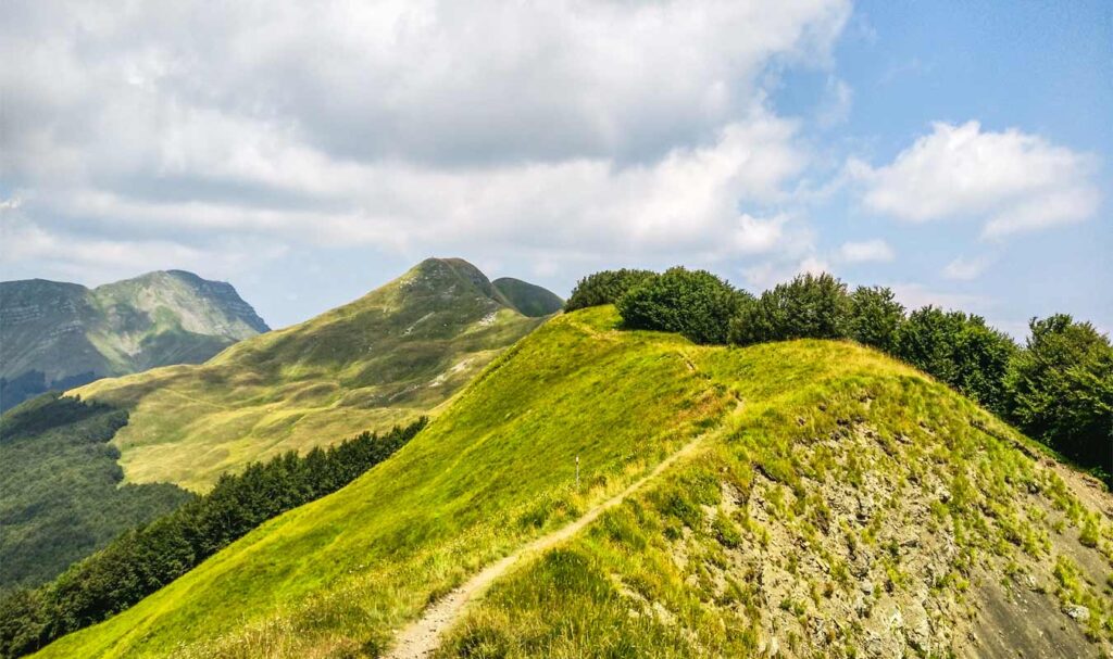 cima della montagna passo della nevaia