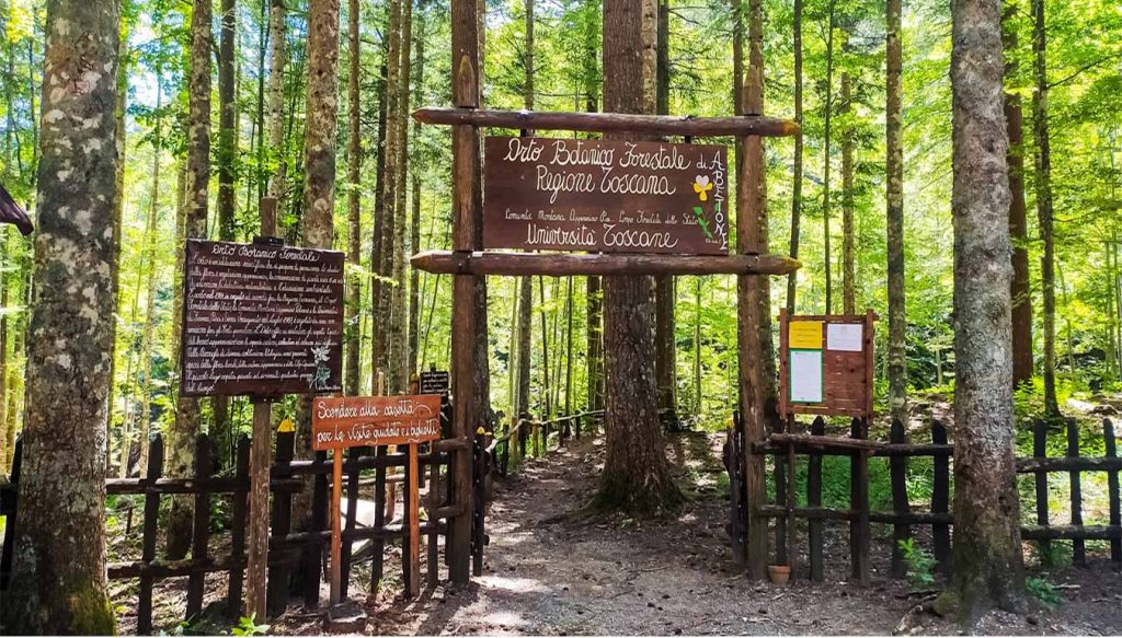 orto botanico abetone entrata principale