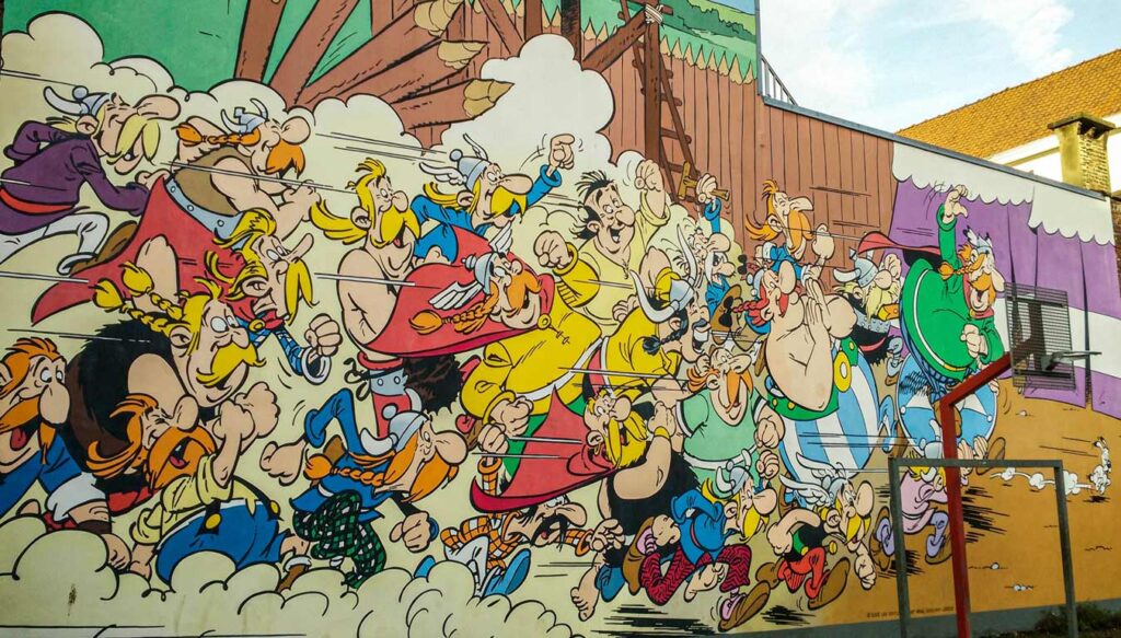 bruxelles murales asterix obelix