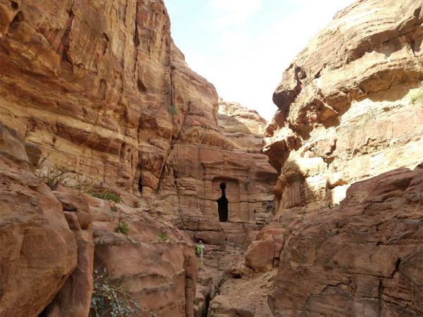 tomba scavata nella roccia con leoni decorati intorno a petra giordania cosa sapere