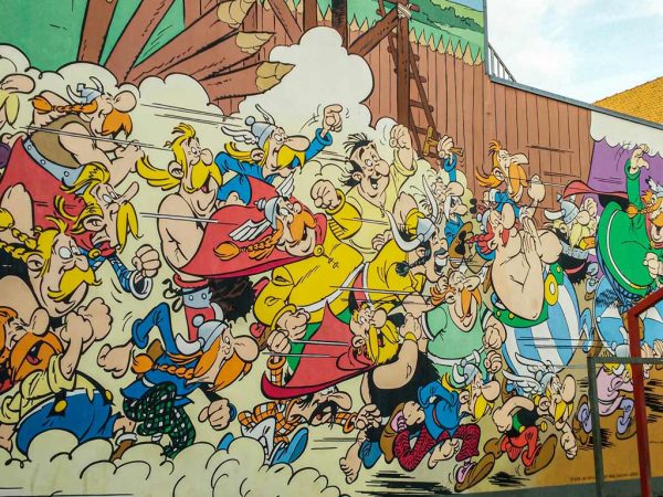 bruxelles murales asterix obelix